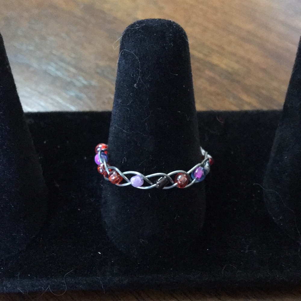 Wire braided bead rind